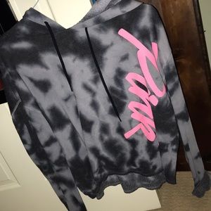 VS Pink Crop Hoodie
